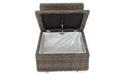 Mittelelement, grau, Polyrattan, 63 x 78 x 65 cm, geeignet für 18370-BOX-A/-D Polyrattan-Gartenmöbel|Gartenlounge
