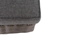 Mittelelement, grau, Polyrattan, 63 x 78 x 65 cm, geeignet für 18370-BOX-A/-D Polyrattan-Gartenmöbel|Gartenlounge