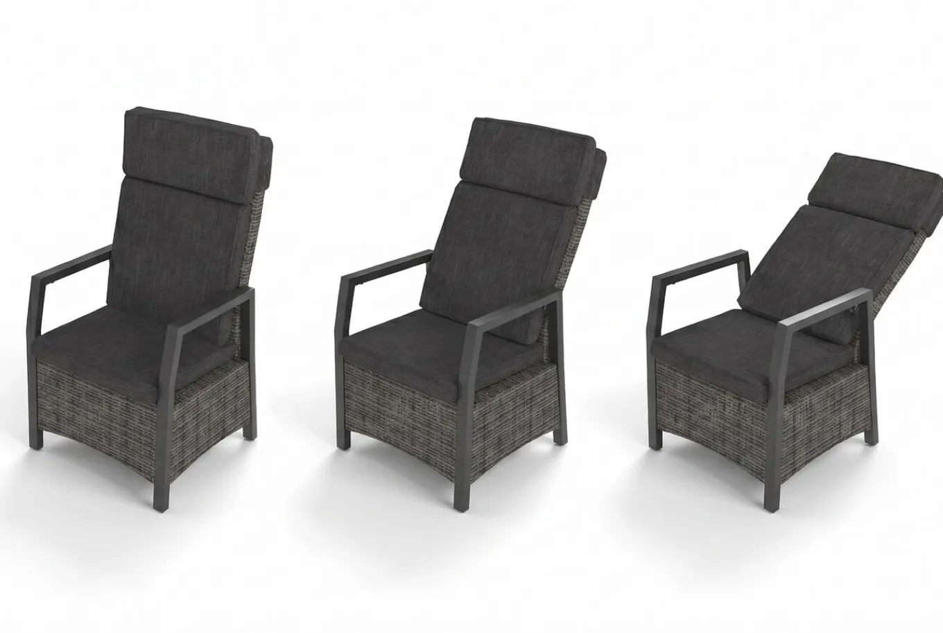 Nova Garten-Essgruppe, 6 Personen, ausziehbar, 160-260cm, Alu/Polyrattan/Spraystone Garten-Essgruppen