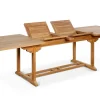 Online Ontario Ausziehtisch, natur, Teakholz, 195/295x90cm, fein geschliffen Gartentische|Teak-Gartenmöbel