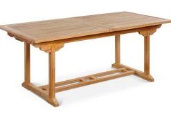 Online Ontario Ausziehtisch, natur, Teakholz, 195/295x90cm, fein geschliffen Gartentische|Teak-Gartenmöbel