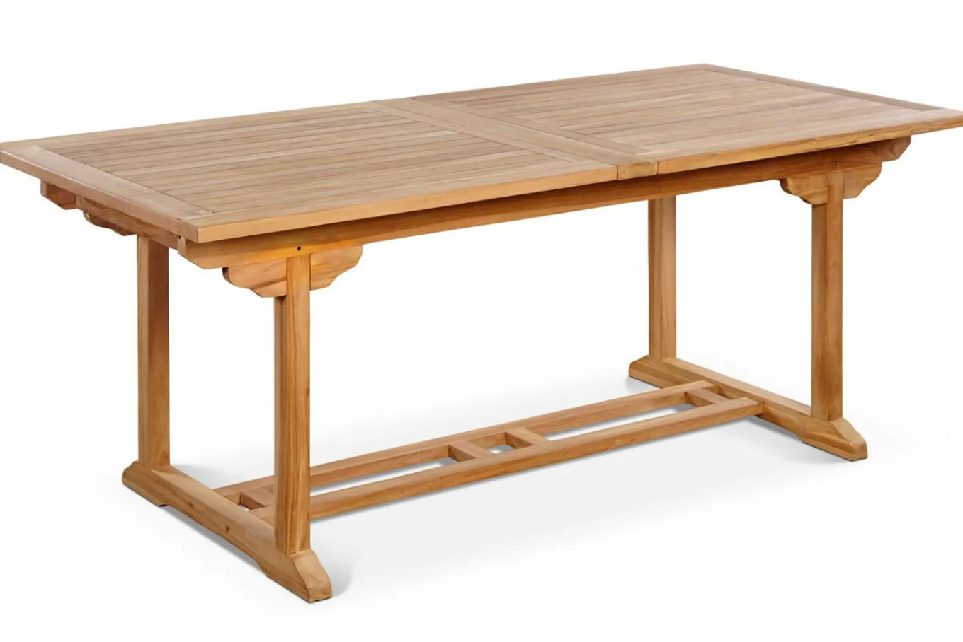 Online Ontario Ausziehtisch, natur, Teakholz, 195/295x90cm, fein geschliffen Gartentische|Teak-Gartenmöbel