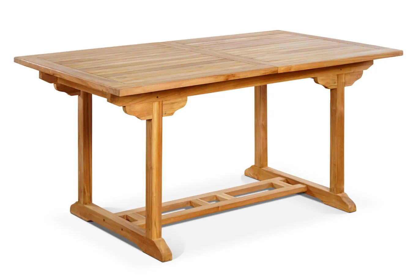 Discount Ontario Ausziehtisch, natur, Teakholz, 160/210x90cm, fein geschliffen Gartentische