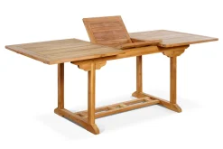 Discount Ontario Ausziehtisch, natur, Teakholz, 160/210x90cm, fein geschliffen Gartentische