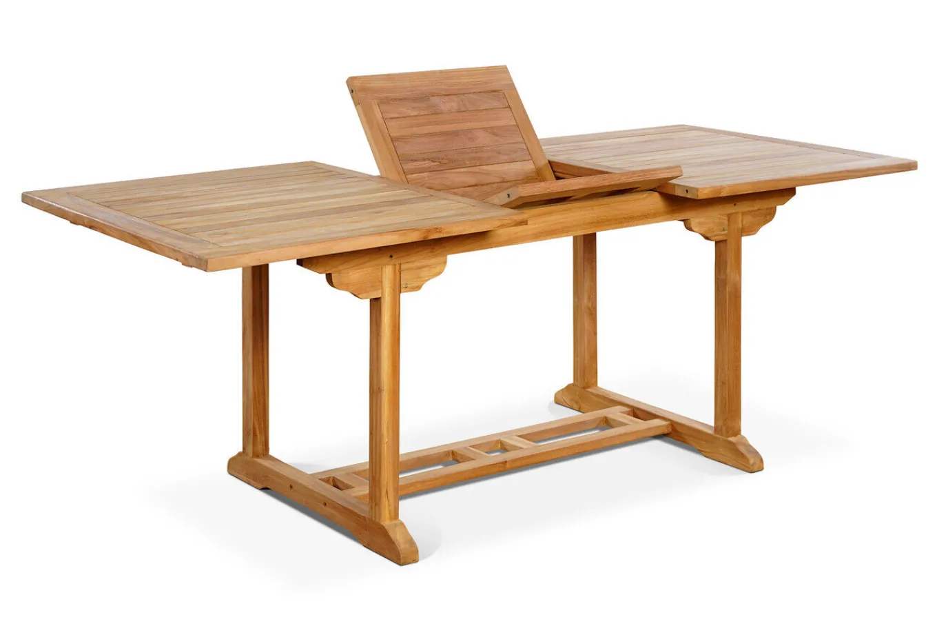 Discount Ontario Ausziehtisch, natur, Teakholz, 160/210x90cm, fein geschliffen Gartentische