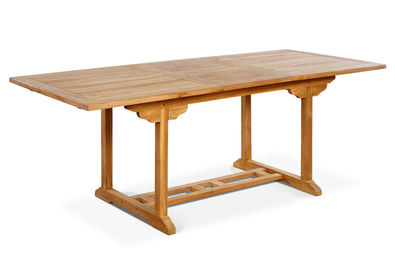 Discount Ontario Ausziehtisch, natur, Teakholz, 160/210x90cm, fein geschliffen Gartentische