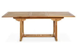Discount Ontario Ausziehtisch, natur, Teakholz, 160/210x90cm, fein geschliffen Gartentische
