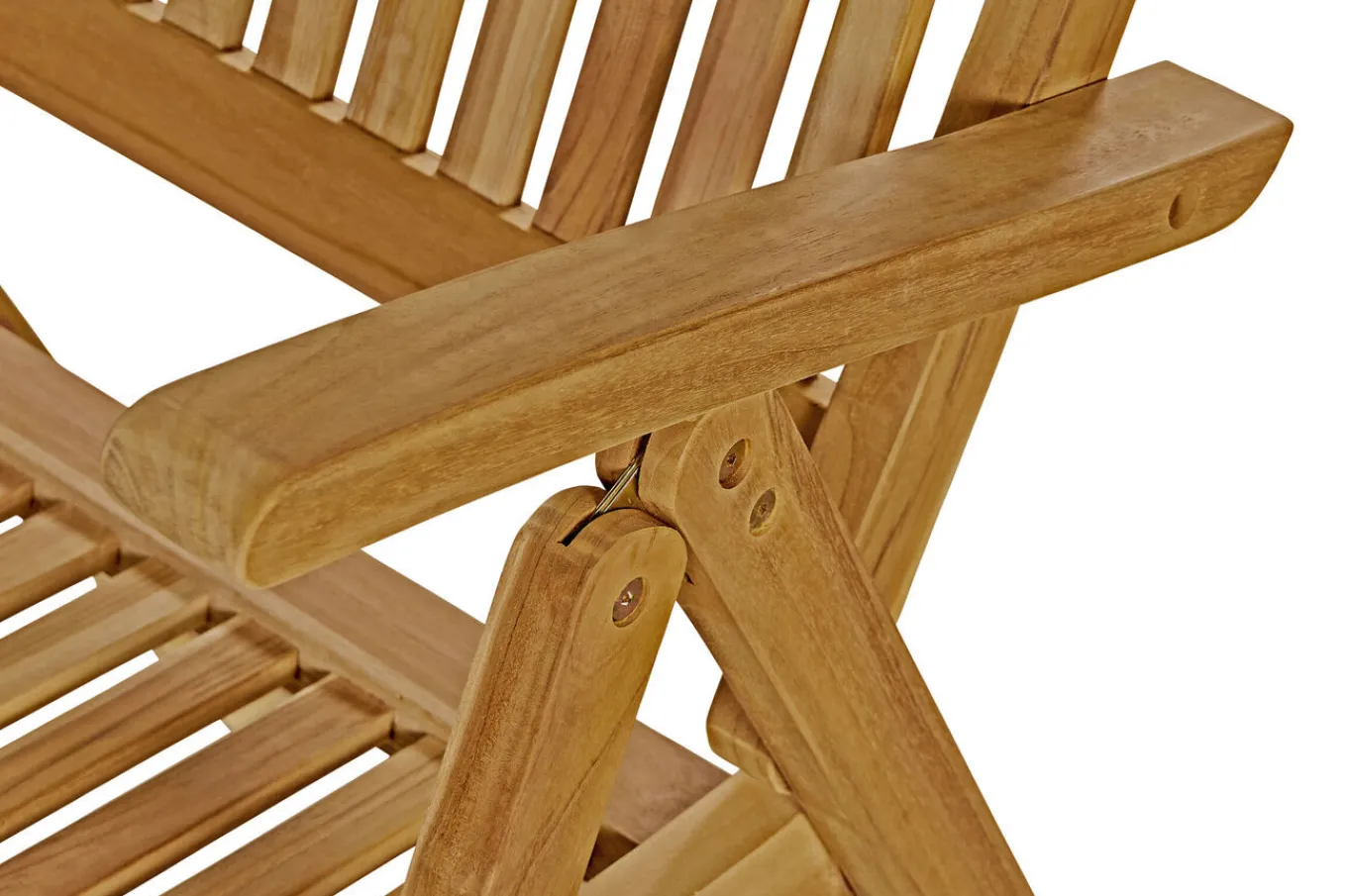Outlet Ontario/Bounty Garten-Essgruppe, natur, Teak, 160/210x90cm, 8x Klappsessel Garten-Essgruppen