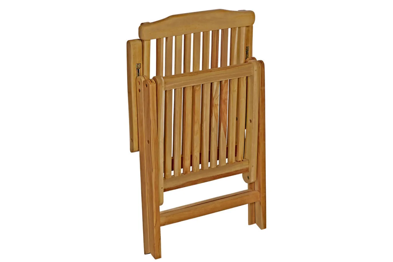 Ontario/Bounty Garten-Essgruppe, natur, Teak, 195/295 x 90 cm, 8x Klappsessel Garten-Essgruppen