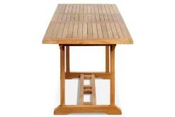 New Ontario/Bounty Garten-Essgruppe, natur, Teak, 160/210x90cm, 6x Klappsessel Garten-Essgruppen|Teak-Gartenmöbel