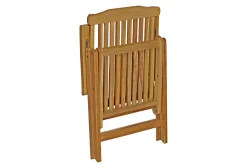 Sale Ontario/Bounty Garten-Essgruppe, natur, Teak, 195/295 x 90 cm, 6x Klappsessel Garten-Essgruppen|Teak-Gartenmöbel