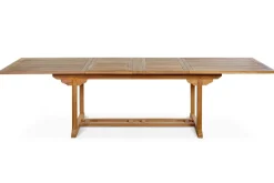Sale Ontario/Bounty Garten-Essgruppe, natur, Teak, 195/295 x 90 cm, 6x Klappsessel Garten-Essgruppen|Teak-Gartenmöbel