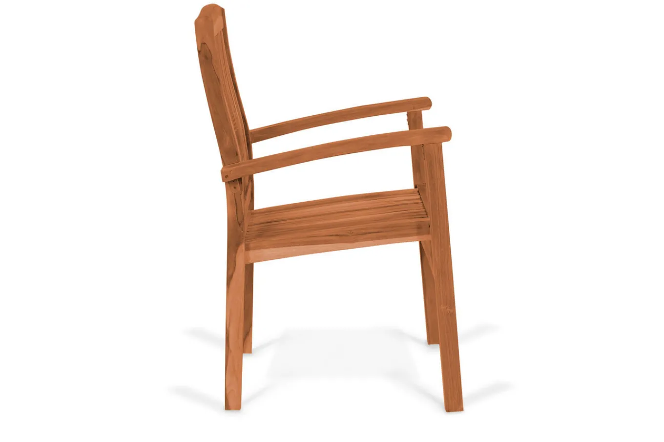 Outlet Ontario/Washington Garten-Essgruppe, natur, Teak, 195/295 x 90 cm, 8x Stapelsessel Garten-Essgruppen