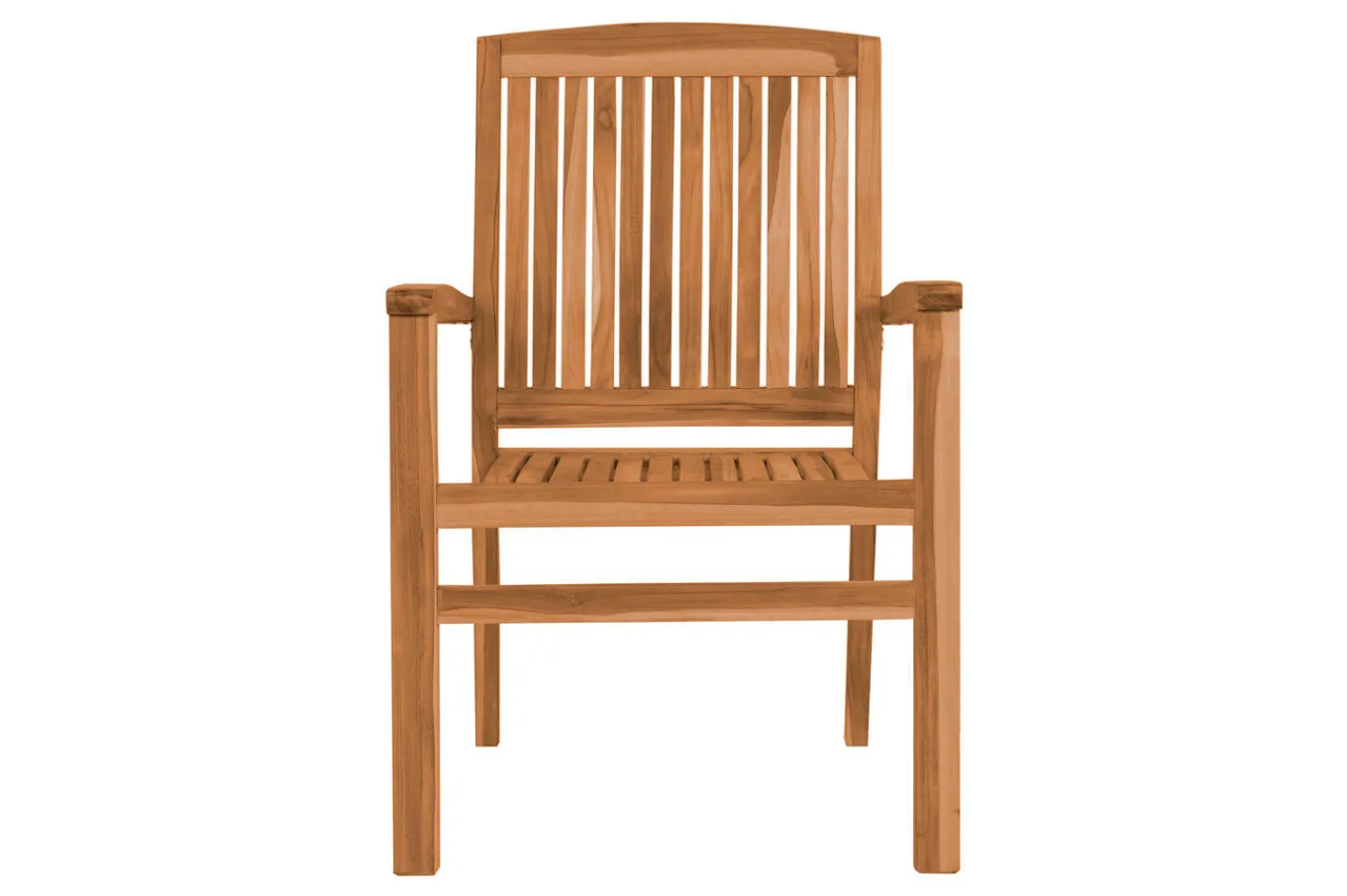 Outlet Ontario/Washington Garten-Essgruppe, natur, Teak, 195/295 x 90 cm, 8x Stapelsessel Garten-Essgruppen