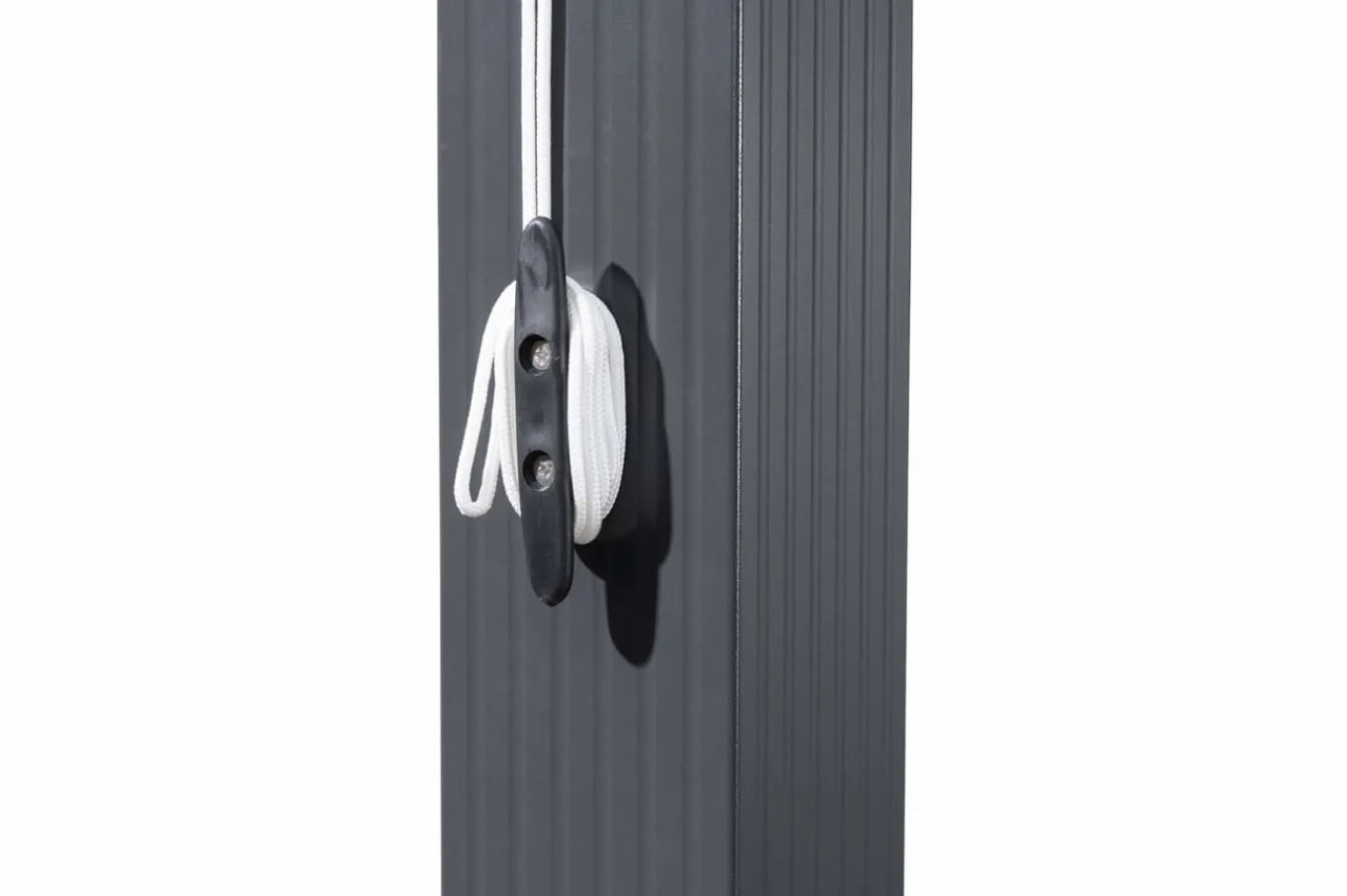 Discount Pergola mit faltbarem Stoffdach, Anthrazit, Aluminium/Polyester, 4 x 4 m, Air-Vent System, UV-beständig Pergola|Aluminium-Gartenmöbel