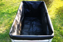 Hot Pflanzvlies, schwarz, Vlies 200g/m², 180x90x100cm, für Hochbeet mit 180cm Hochbeet|Gartenmöbel-Zubehör & Ersatzteile