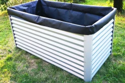 Hot Pflanzvlies, schwarz, Vlies 200g/m², 180x90x100cm, für Hochbeet mit 180cm Hochbeet|Gartenmöbel-Zubehör & Ersatzteile