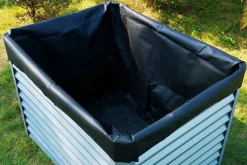 Best Pflanzvlies, schwarz, Vlies 200g/m², 120x90x100cm, für Hochbeet mit 120cm Hochbeet|Gartenmöbel-Zubehör & Ersatzteile