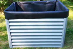 Best Pflanzvlies, schwarz, Vlies 200g/m², 120x90x100cm, für Hochbeet mit 120cm Hochbeet|Gartenmöbel-Zubehör & Ersatzteile