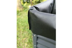 Best Pflanzvlies, schwarz, Vlies 200g/m², 120x90x100cm, für Hochbeet mit 120cm Hochbeet|Gartenmöbel-Zubehör & Ersatzteile