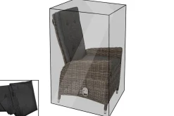 Outlet Premium Abdeckhaube, für Dining Sessel, z.B. 18368, schwarz, 58 x 68 x 63/109 cm, wasserbeständig Schutzhüllen