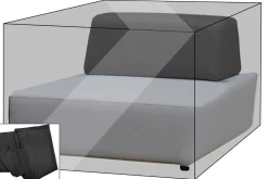 Outlet Premium Abdeckhaube für Lounge-Element, z.B. Maui Lounge, 107x107x65cm, wasserbeständig, schwarz Schutzhüllen
