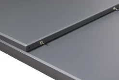 Clearance Premium Ausziehtisch, anthrazit/grau, Alu/Sicherheitsglas, 180/240x100cm, automatischer Ausziehmechanismus Gartentische