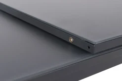 Clearance Premium Ausziehtisch, anthrazit/grau, Alu/Sicherheitsglas, 180/240x100cm, automatischer Ausziehmechanismus Gartentische