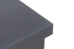 Clearance Premium Ausziehtisch, anthrazit/grau, Alu/Sicherheitsglas, 180/240x100cm, automatischer Ausziehmechanismus Gartentische