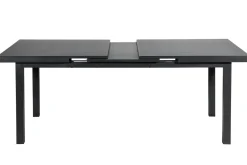 Discount Premium Ausziehtisch, anthrazit matt/grau, Alu/Glas, 180/240x100cm, automatischer Ausziehmechanismus Gartentische
