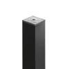 Discount Premium Ausziehtisch, anthrazit/grau, Aluminium/Glas, 180/240x100cm, automatischer Ausziehmechanismus Gartentische