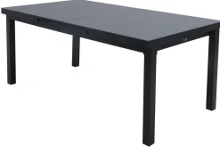 Outlet Premium Garten-Essgruppe, 8 Personen, ausziehbarer Tisch 180–240 cm, Alu/Textilene, 6 Stapel- 2 Klappstühle Garten-Essgruppen|Aluminium-Gartenmöbel