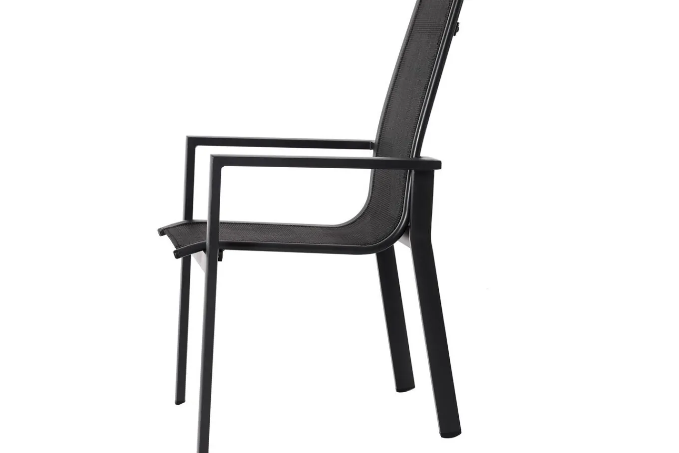 Outlet Premium Garten-Essgruppe, 8 Personen, ausziehbarer Tisch 180–240 cm, Alu/Textilene, 6 Stapel- 2 Klappstühle Garten-Essgruppen|Aluminium-Gartenmöbel