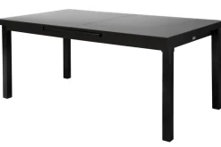 Clearance Premium Garten-Essgruppe, anthrazit/grau, Alu/Textilene, Ausziehtisch 180/240x100cm, 6 Klappstühle Garten-Essgruppen