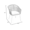 Hot Raffaelo Sessel, anthazit matt, Alu/Rope-Geflecht, inkl. Sitzkissen Aluminium-Gartenmöbel|Gartenstühle & Gartensessel