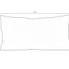 New Rückenkissen, anthrazit, Polyester, 60 x 30 cm, schnelltrocknend, strapazierfähig, pflegeleicht, langlebiges Material Rückenkissen & Zierkissen