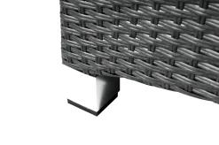 Hot Rocking Comfort Dining / Lounge Sessel, grau/braun-meliert, Polyrattan, verstellbar Polyrattan-Gartenmöbel|Gartenstühle & Gartensessel