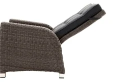 Discount Rocking Comfort Garten-Essgruppe, grau/braun-meliert, Polyrattan, Tisch 220 x 100 cm, 6-7 Personen Polyrattan-Gartenmöbel|Garten-Essgruppen