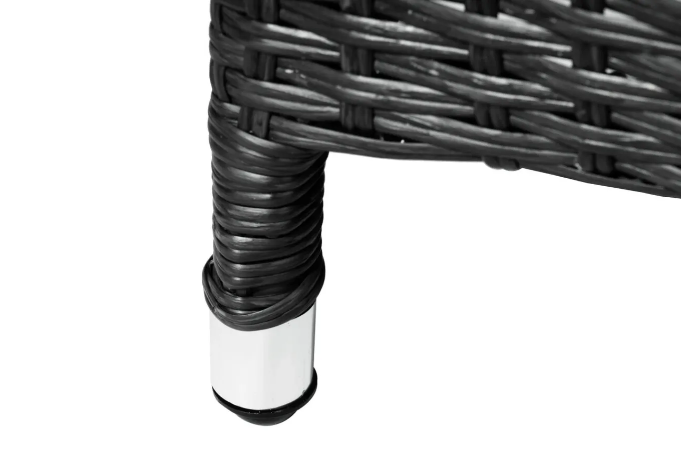 Hot Rocking Garten-Essgruppe, grau/braun-meliert, Polyrattan, Tisch 180 x 110 cm, 6 Sessel Polyrattan-Gartenmöbel|Garten-Essgruppen