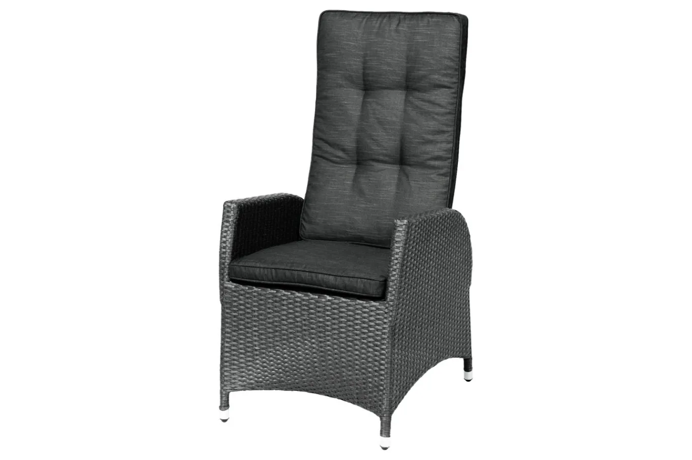 Best Rocking Gartensessel, verstellbar, inkl. Polster, Polyrattan, 60x68x110 cm Polyrattan-Gartenmöbel|Gartenstühle & Gartensessel