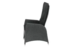 Best Rocking Gartensessel, verstellbar, inkl. Polster, Polyrattan, 60x68x110 cm Polyrattan-Gartenmöbel|Gartenstühle & Gartensessel