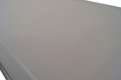 Clearance Rollliege, taupe, Edelstahl/Textilene, verstellbare Rückenlehne, 212x71x36cm Gartenliegen
