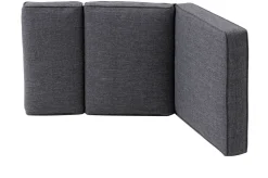 Sale Serro Garten-Essgruppe, schwarz/anthrazit, Alu/Steinimitat/Teak, Tisch 200/260 x 100 cm, ausziehbar, 6 Stapelsessel Garten-Essgruppen