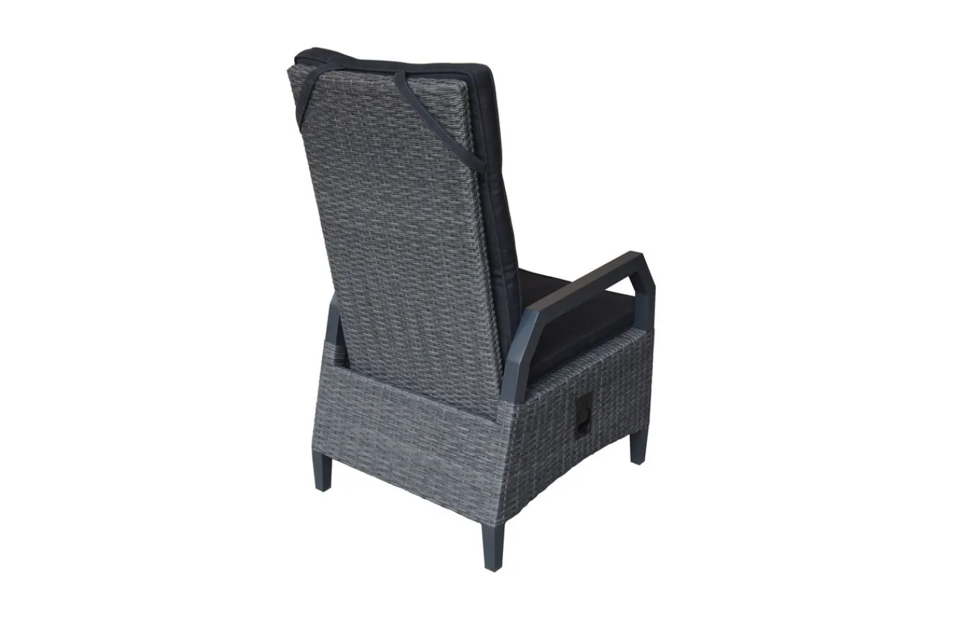 Best Serro Garten-Essgruppe, schwarz/grau, Aluminium/Polyrattan/Steinimitat, 200/260 x 100 cm, ausziehbar, 6 Diningsessel Garten-Essgruppen