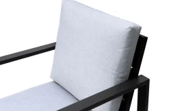 Sale Sessel, hellgrau, Alu/Polyester, pulverbeschichtet, langlebiges Material, montierte Anlieferung Aluminium-Gartenmöbel|Gartenstühle & Gartensessel