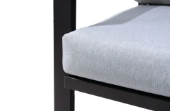 Sale Sessel, hellgrau, Alu/Polyester, pulverbeschichtet, langlebiges Material, montierte Anlieferung Aluminium-Gartenmöbel|Gartenstühle & Gartensessel