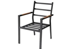 Best Sessel, hellgrau, Alu/Polyester, pulverbeschichtet, hohe Belastbarkeit Aluminium-Gartenmöbel|Gartenstühle & Gartensessel