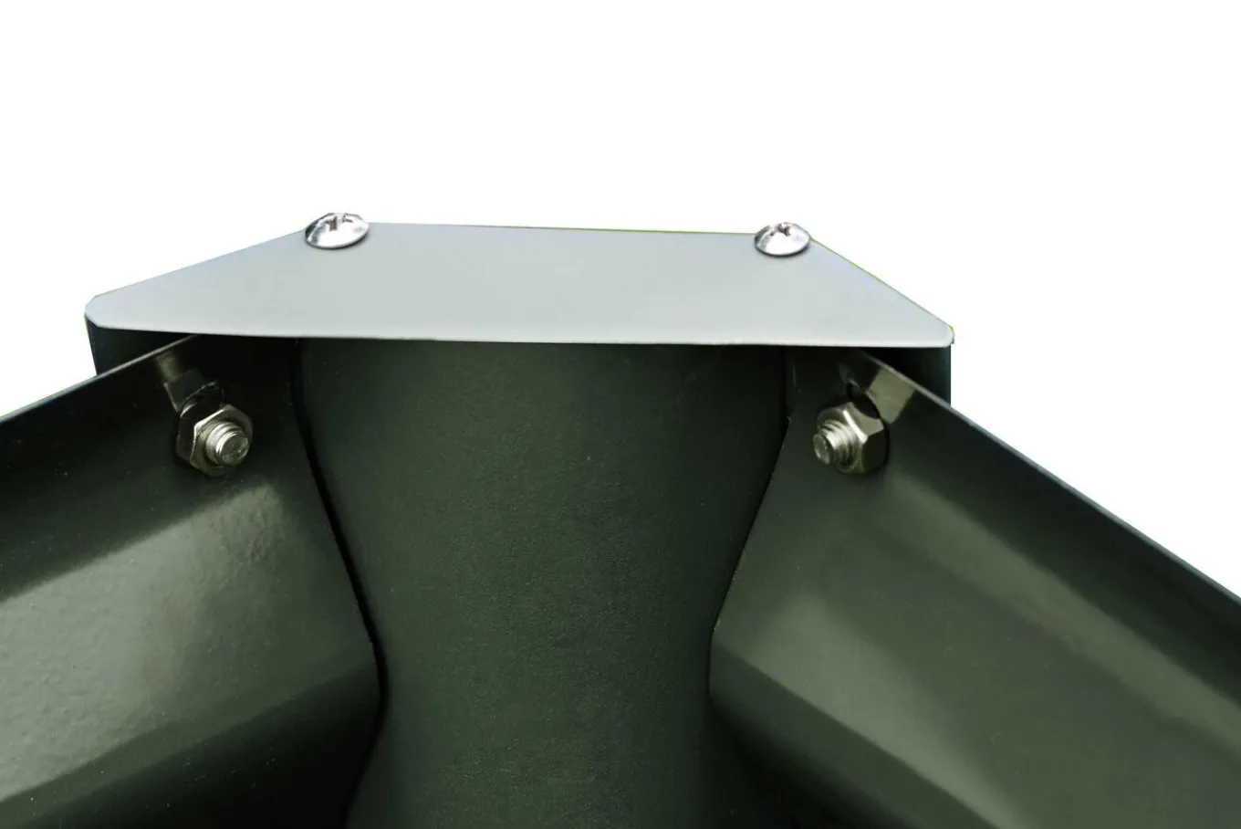 Outlet Set Hochbeet mit Erweiterungsmodul, anthrazit, Aluminium-Zink-Stahl, 120+80cm Hochbeet