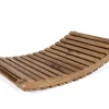 Discount Sonnenliege, Akazie/Polyester, 186 x 55 x 21 cm, inkl. Auflage, FSC®-zertifiziertes Produkt Gartenliegen