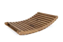 Discount Sonnenliege, Akazie/Polyester, 186 x 55 x 21 cm, inkl. Auflage, FSC®-zertifiziertes Produkt Gartenliegen